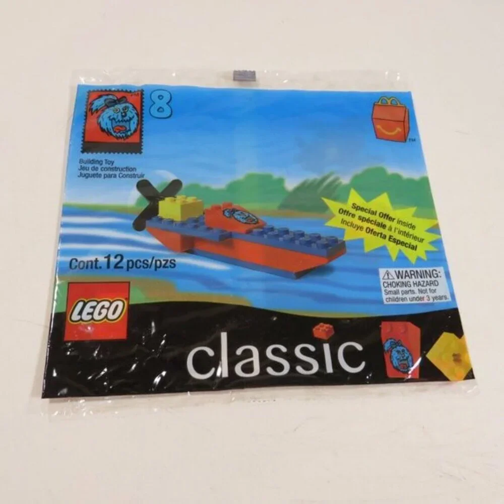 LEGO ADVERTISING - (6 items)PACKAGING Materials mostly 1999 some Lego McDonalds